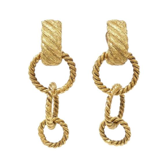 CHANEL Gold Earrings - Picture 1 of 3